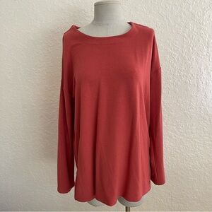 Banana Republic Coral Relaxed Long Sleeve Shirt